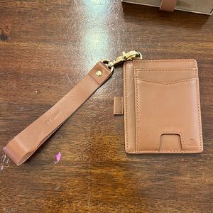 Andar Denner Wallet in Cognac Tan